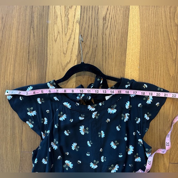 LOFT Lily Tie Back Jumpsuit - Size 4 - Picture 10 of 11